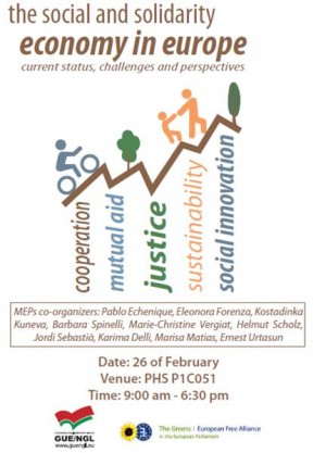 Bruxelles: l’ESS dans la UE – Parlament Européen 26 fev. 2015