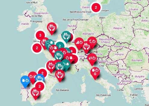Creation of a visual map of public policies and territories promoting SSE