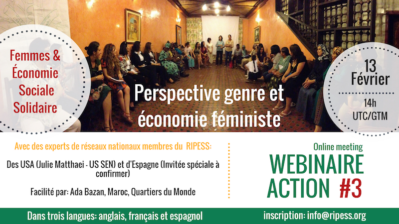 Troisième webinaire Femmes&ESS