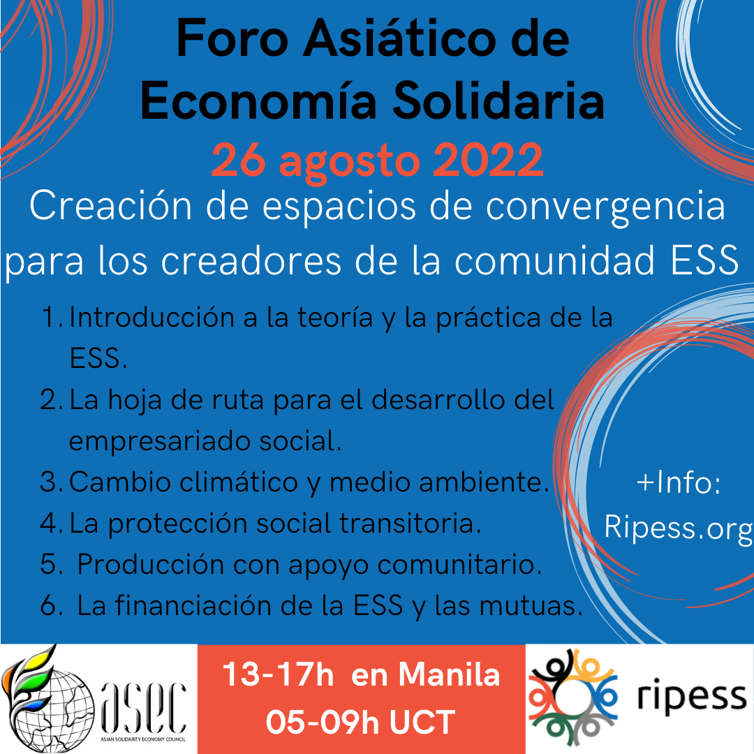 ASEF’22: Foro Asiático de Economía Solidaria