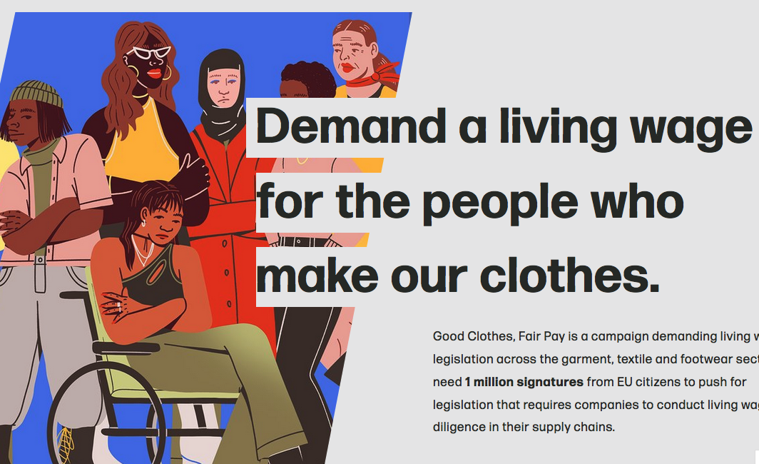 Campaign : Good clothes, Fair pay.