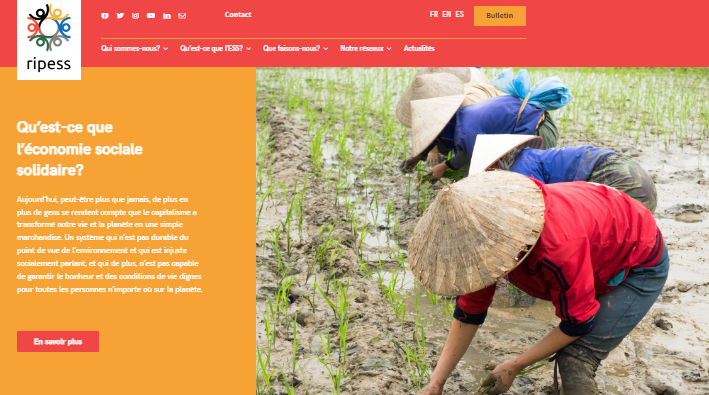 Nueva web de RIPESS Intercontinental