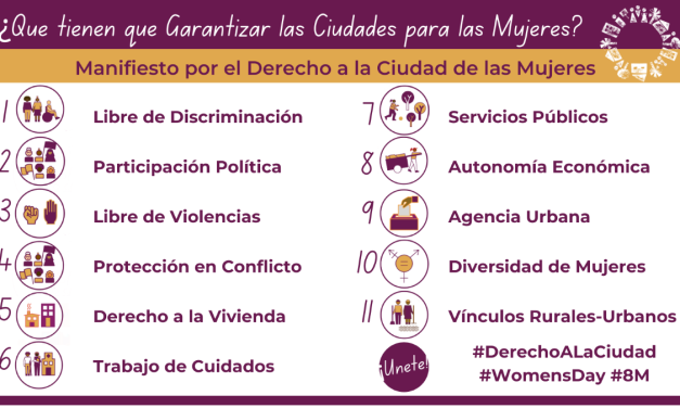 Manifiesto por El Derecho a la Ciudad de las Mujeres